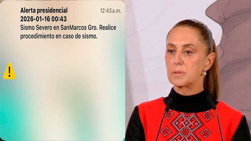 "La alcaldesa de México pide un ajuste crítico a la alarma sísmica telefónica para evitar pánicos injustificados en la Ciudad de México"