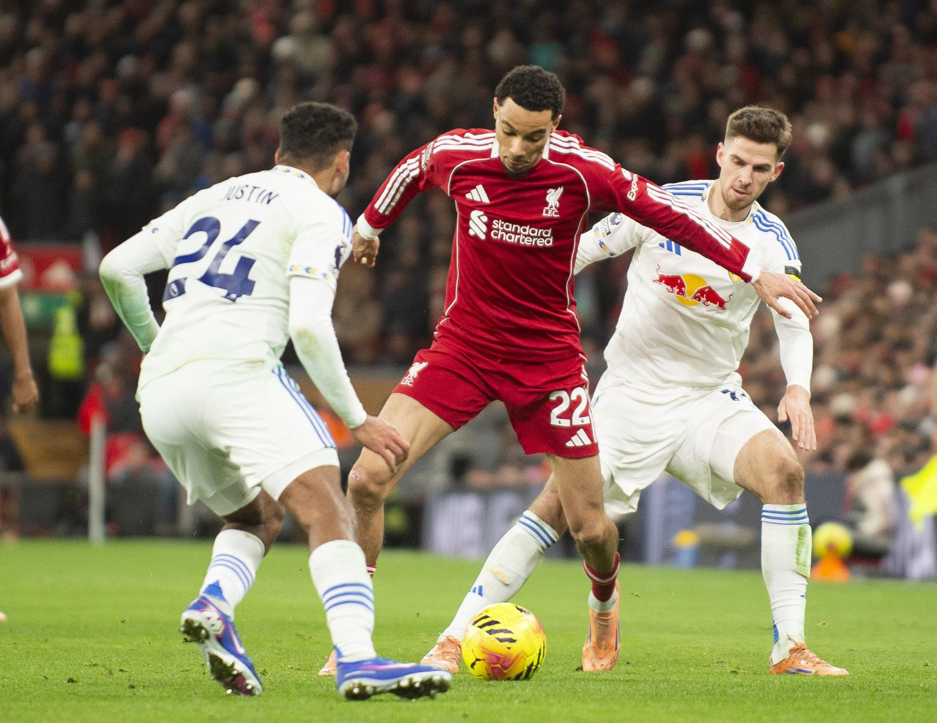 Titánico Duelo en Anfield: Sin Goles ni Temor para el Fútbol Clásico entre Liverpool y Leeds United.